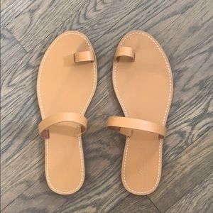 Madewell Boardwalk Bare Slide Sandal NEW